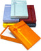 Novel Box 6 Pack Cardboard Jewelry Boxes for Necklaces - 5x7.1x1.3 Inches with Rosebug Bows