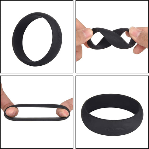 TCSR 6-Piece Set Medical Grade Silicone Cock Ring - Enhance Your Experience