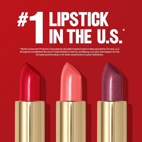 Revlon Super Lustrous Lipstick, Creamy Formula for Soft, Fuller-Looking Lips, 044 Bare Affair, 0.15 oz