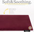 Microwave Heating Pad - Large Microwavable Heat Pack for Neck and Shoulders Pain Relief - Bourgondy