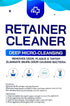 Retainer & Denture Cleaner Tablets, 120 pcs, 4 Months Supply, Removes Odor & Plaque for Aligner & Night Guards