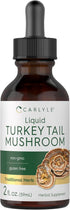 Carlyle Turkey Tail Mushroom Liquid Extract | 2 FL Oz | Vegetarian Tincture | Non-GMO, Gluten Free
