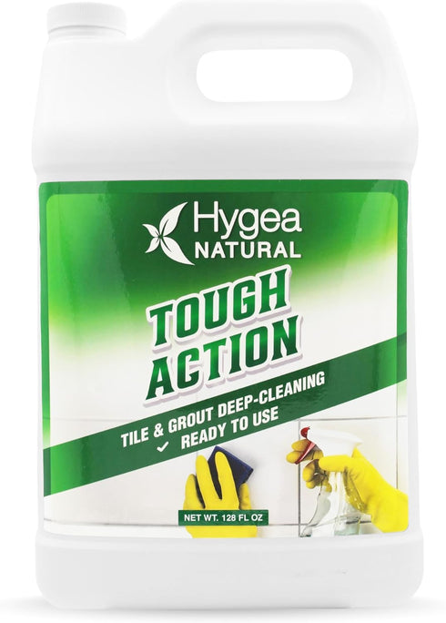 Hygea Natural Tough Action Tile & Grout Cleaner - Deep Cleans Dirt