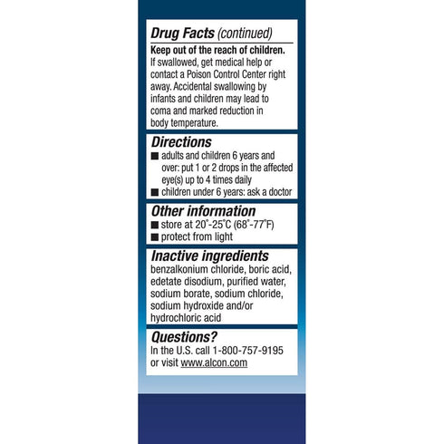 Naphcon A Allergy Eye Relief Eye Drops, 0.5 oz, 1 Ct