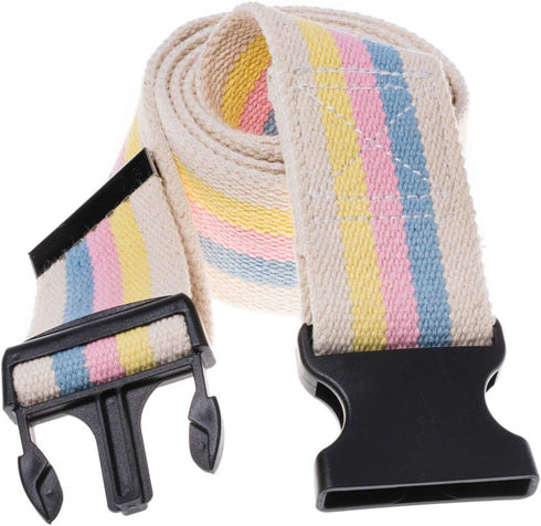 COW&COW 72 Inch Gait Belt, Transfer and Walking Assistance with Quick Release Buckle (Pastel Stripe)