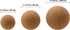 Set 5 of Cork Therapy Balls for Myofascial Release and Muscle Relief