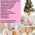 30 Pack Mini Satin Ribbon Bows with Glue Point, Fabric Ribbon Gift Bow for DIY Crafts (Pink)