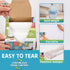 tobo 4 240 Count (2 Gallon Small Trash Bags, Boxes), Lemon Odor Control, Leak & Tear Resistant, Easy-Tear, Fits