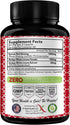Korean Red Panax Ginseng 1200mg + Ginkgo Biloba -120 Vegan Capsules - High Ginsenosides Extra Strength Root Extract Powder Supplement for Energy, Performance & Focus Pills for Men & Women