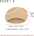 Forefoot Pads for Pain Relief, Ball of Foot Cushioning Sleeves for Bunion and Callus, Soft Gel Inserts for Comfort
