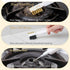 HJZHII 2Pcs 4 1 Kitchen Cleaning Scrub Brush, in Deep Gas Stove Brass Wire Brush with Stiff Bristles and Cooktop