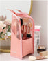 Makeup Brush Travel Case Stand Up, High Capacity Portable Makeup Organizer for Travel