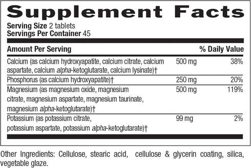 Country Life Calcium-Magnesium-Potassium - 90 Tablets