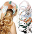 TOBATOBA Beautiful Floral Chiffon Headbands, 5 Pcs Boho Elastic Thin Fashion Headbands for Women