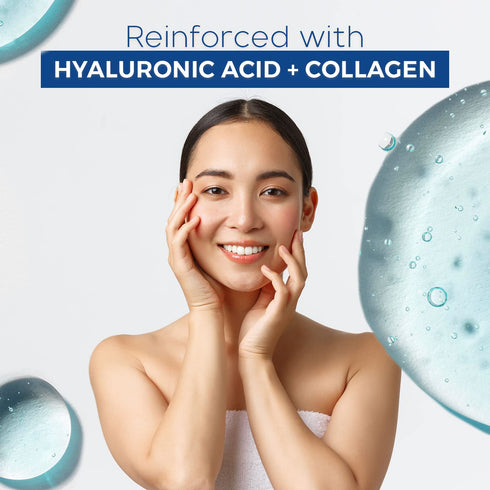Hyaluronic & Collagen Sheet Face Mask - Skin Firming & Anti-Aging, Ultra Hydrating Sheet Mask - 5 Masks