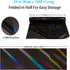 CMFYHM Iridescent Black Cellophane Wrap Roll I 34 In Wide X 100 Ft Long I Colorful Cello Perfect For Baskets,Gifts, Treats,Birthday Holiday Wedding Floral, Party Arts Crafts Decoration (Black)