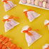 Bright Creations 100 Pack Orange Twist Tie Bows for Treat Bags - 3" Small Satin Ribbons for Craft Decoration and Gift