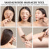 Manual Scalp Massager - Sandalwood Massager Tool for Scalp, Eye, Facial, Neck, Shoulder - Five Claw Gua Sha Comb