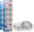 Tenergy CR2016 Battery, 3V Lithium for Watches, Key Fobs, 10 Count (Pack 2)