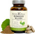 Herbal Roots Ginkgo Biloba - 1,400mg Organic Ginkgo Leaf per Serving, 60 Vegan Capsules