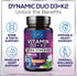 K2 (MK-7) D3 5000IU (125mcg) D3K2 Immune 240 Vitamin D with - Vitamin Per Serving - Complex Supplement for Bone, Teeth