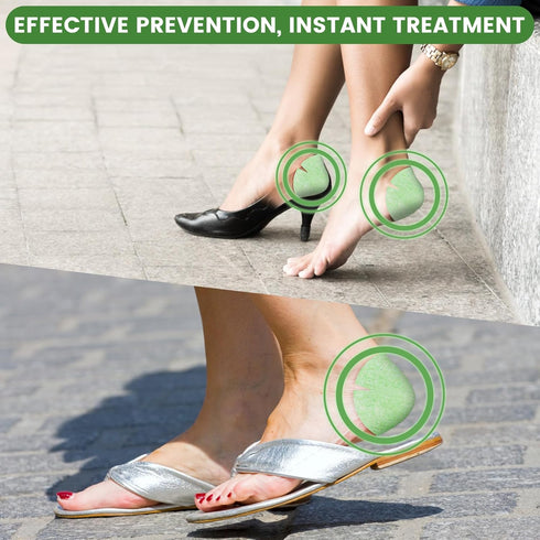 TEAWOO 30PCS Patented Aloe Vera Cracked Heel Treatment Patches, New Upgraded Cracked Heel Repair Bandage