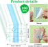 Qianyu 100 Pieces Makeup Hand Palette Single Use Makeup Mixing Palette Professional Makeup Artist Must Haves Disposable Transparent Waterproof Cosmetic Tray Adhesive Tape for Women and Girls