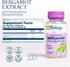 Solaray Bergamot Advanced Formula, Cardiovascular Support Fruit Extract, Veg Cap (Btl-Plastic) 500mg, 60ct