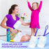 60Pcs Electrostatic Fluffy Duster Refills for Cleaning, Disposable Replacement Refills with 2 Handles for Multi-Surface