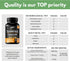 Turmeric Curcumin with Ginger, 1750mg High-Potency Formula with 95% Standardized Curcuminoids, 60 Vegan Capsules