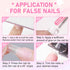 MEKK Nail Glue, Super Strong & Long-Lasting Adhesive for Acrylic Nails, Press Ons, Nail Tips, 0.07OZ/PCS (12PCS)