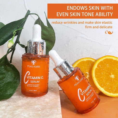 Vitamin C Serum for Face Anti Aging, 2% Hyaluronic Acid and 1% Retinol, Moisturizer for Fine Lines and Wrinkles