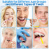 300 Pcs Interdental Brushes for Braces, 6 Size Soft and Bendable Brushes for Cleaning Teeth and Gums