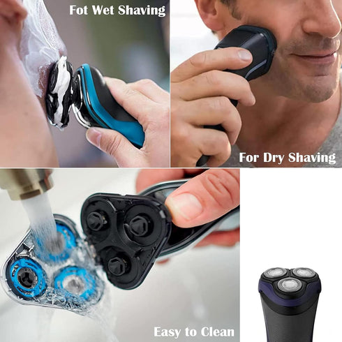 SH70 Replacement Head Blades for Norelco Series 7000 Electric Shavers, SH71 for Philips Series S7000 Models