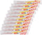 30 Pack Disposable Toothbrushes with Toothpaste, 5 Colors