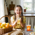 Sofzy 50Pcs 12oz Summer Lemonade Stand Supplies Plastic Cups with Lids and Straws Party Cups, Yellow Lemon Disposable