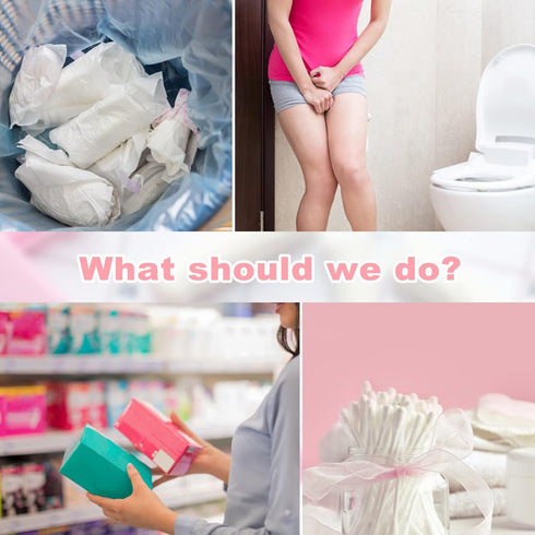 Set 400,Self-Sealing Sanitary Napkin Disposal Bags, Pink Feminine Hygiene Disposal Bags, of Seals, Women Sanitary