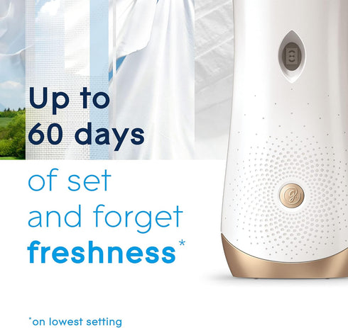 Glade Automatic Spray Refill and Holder Kit, Air Freshener for Home and Bathroom, Clean Linen, 6.2 Oz