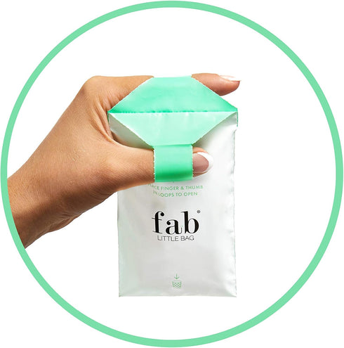 Fab Little Bag Starter Plus Pack - 45 Sanitary Disposal Bags with Recyclable Refill Pack