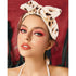VELSCRUN 6 Pcs Brown Leopard Puffy Sponge Spa Headband Set - Hair Accessories for Washing Face and Makeup