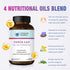 Vitamin World Triple Omega 3-6-9 3000mg with Fish, Flax, Borage & Evening Primrose Oils, 120 Softgels