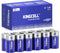 D Batteries 12 Pack, High Performance D Cell Battery with 10-Year Shelf Life for Flashlights, Radios, Clocks