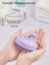 HEETA Updated Hair Shampoo Brush, Scalp Massager with Soft Silicone Bristles, Hair Care Tool for Women Men Kids,