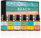 Beach Fragrance Essential Oil Set - Ocean Breeze, Bay Rum, Pineapple, Autumn