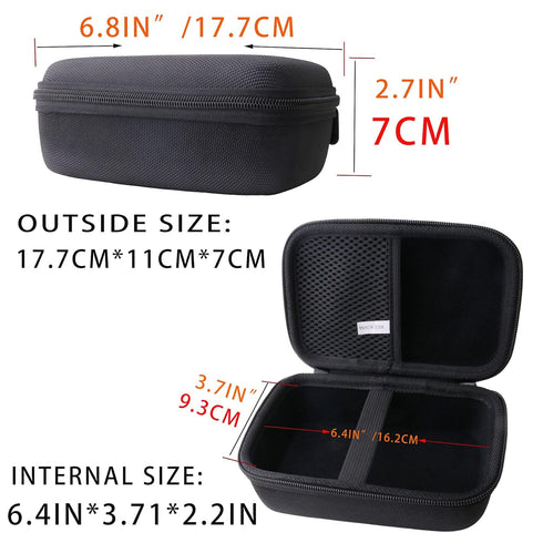 JINMEI Hard EVA Carrying Case Compatible with for Skull Shaver Electric Pitbull Pro Razor, Men’s 5-in-1 Electric Head Shaver Storage Case (big)