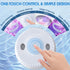 SHPMXUPW 200ML 45kHz 5-Minute Ultrasonic Retainer Cleaner Machine, Cleaning Pod for Jewelry Cleaner, Dentures, Mouth