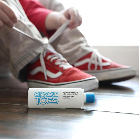 On Your Toes Foot Powder for Smelly Feet - Natural, Long-Lasting Shoe Powder, Odor Control for Stinky Feet