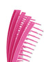Premium Mini Tangle Buster Brush, Soft Nylon Bristles, Teal and Pink Color, Ideal for Wet and Dry Hair