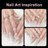 MEKK Medium Almond Nail Tips, 240PCS Full Cover Half Matte Soft Gel Nail Tips for Home DIY & Salon Use