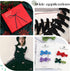 Single Face Velvet Ribbon 50 Yards 1/8 inch Black, Polyester Velvet Ribbon for Wedding, Gift Wrapping & Home Decoration